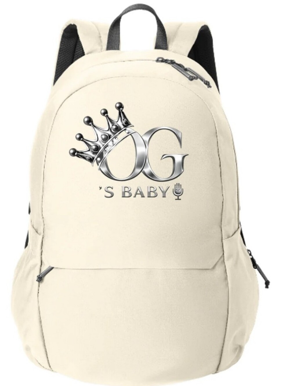 OG's Baby Cream Backpack with Crown Logo
